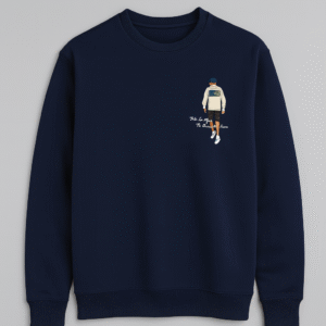 quick line crew neck premium sweatshirt – navy & black