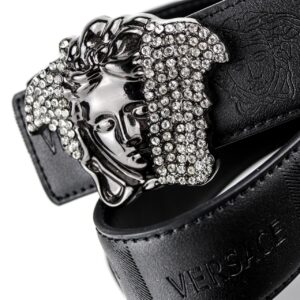 حزام versace أسود