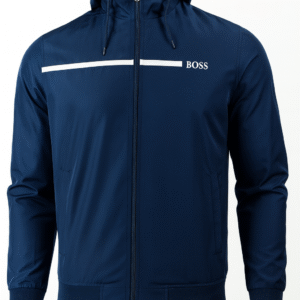 boss navy jacket (waterproof)