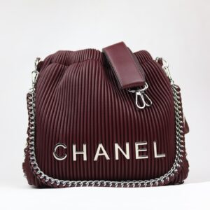 شنطة chanel مطرزة (pleated)