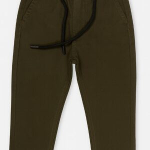 lacoste بنطلون جبردين أطفالي زيتي