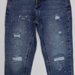 zara بنطلون drip أطفالي أزرق