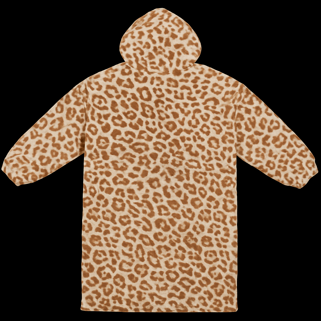 هودي بطانيه over sizeليوبارد لحد الركبه هودي بطانيه over sizeليوبارد لحد الركبه