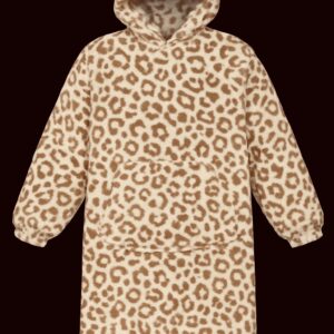 هودي بطانيه over sizeليوبارد لحد الركبه