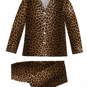 بيجامه فرو مطبوع ليونازد بخامه ناعمه ودفايه