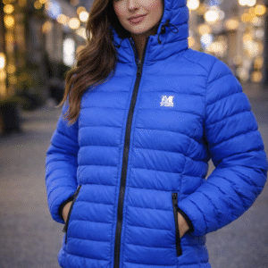 جاكيت شتوي مبطن unisex بقبعة – خامة خفيفة ودفا عالي