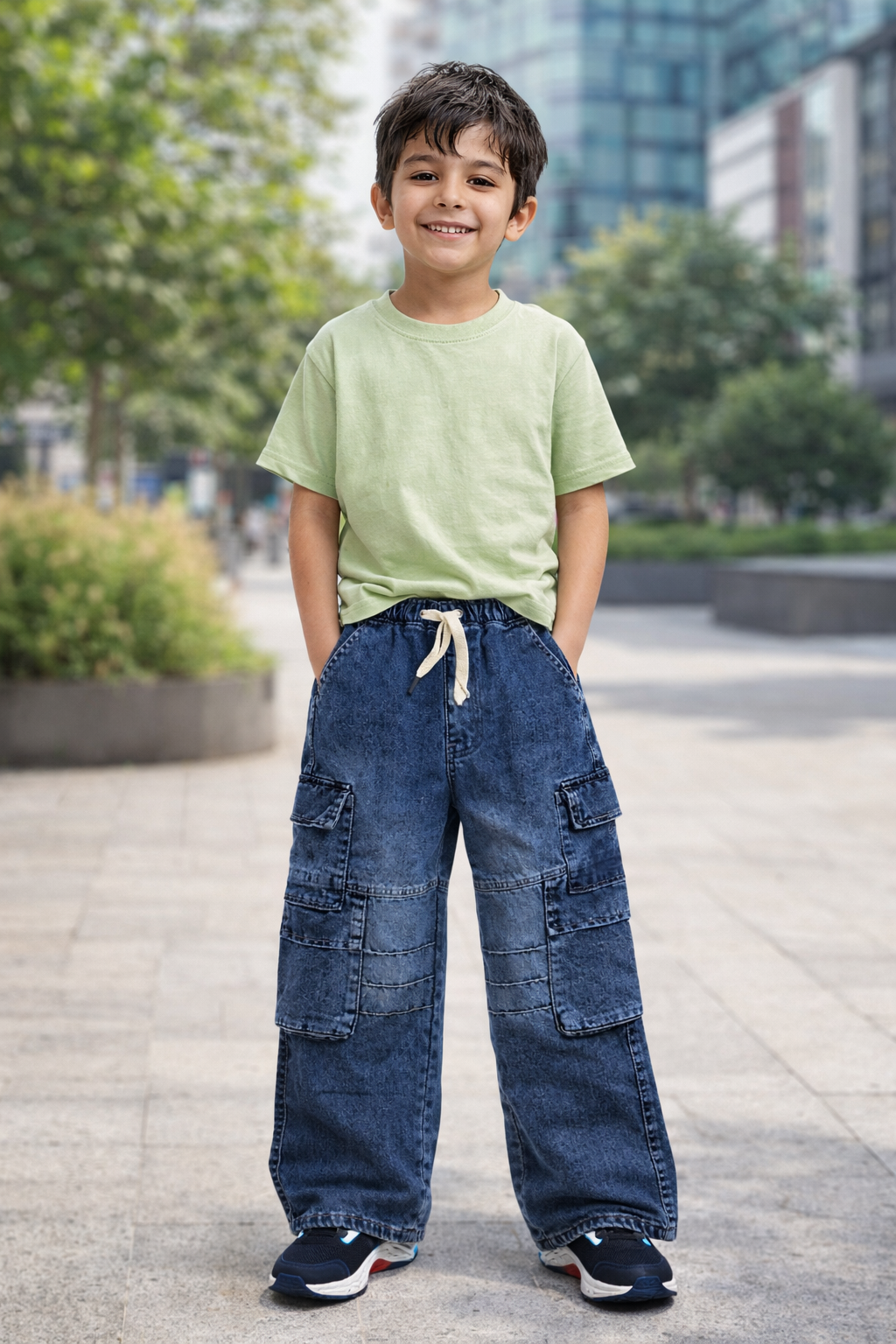 بنطلون كارغو hugo أطفال استيراد دبي بنطلون كارغو hugo أطفال استيراد دبي