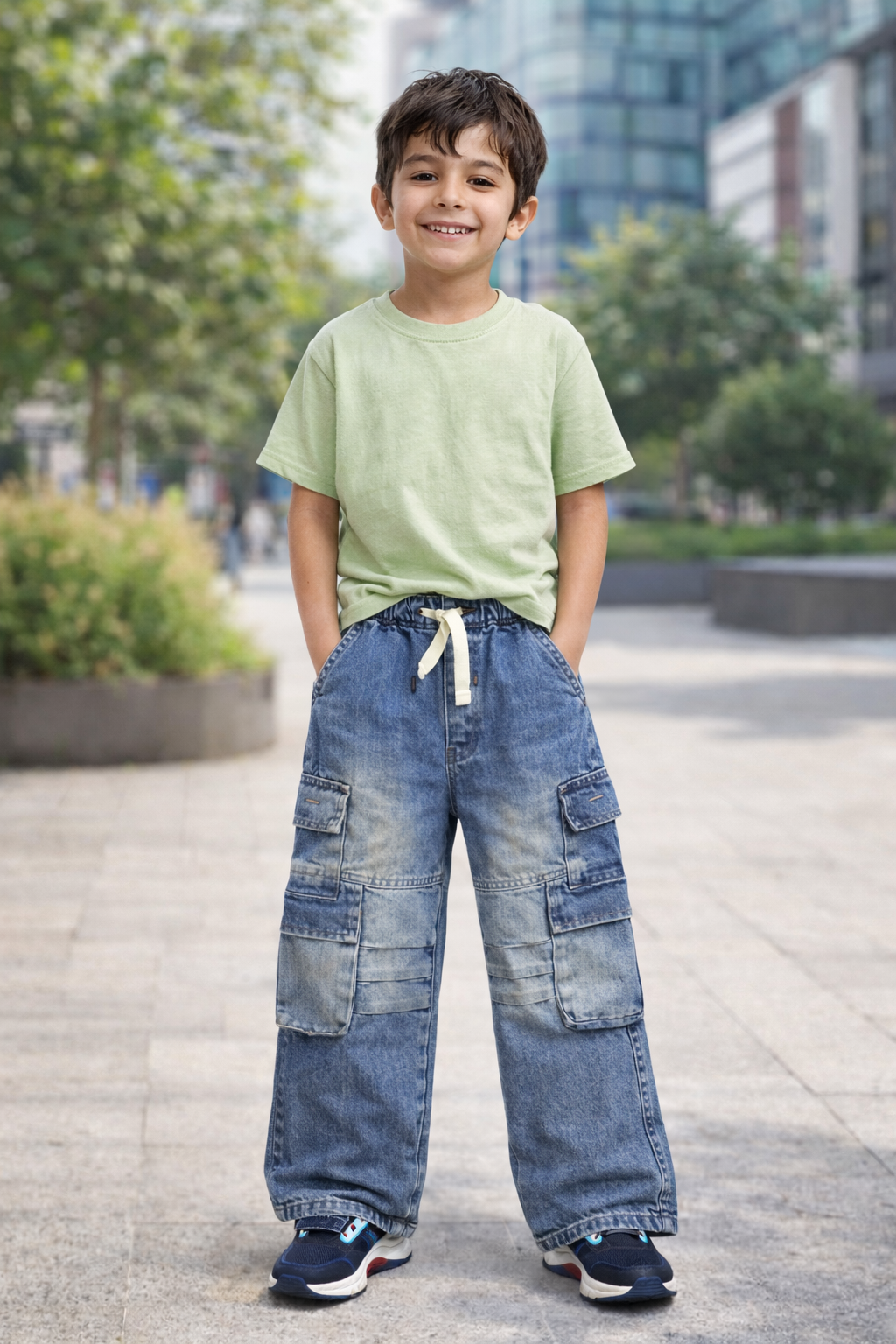 بنطلون كارغو hugo أطفال استيراد دبي بنطلون كارغو hugo أطفال استيراد دبي