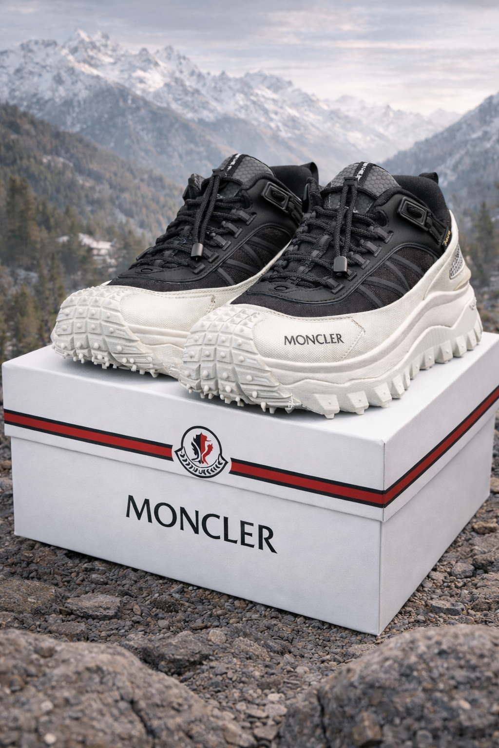 كوتشي moncler رجالي – هايكنج ستايل فاخر original كوتشي moncler رجالي – هايكنج ستايل فاخر original