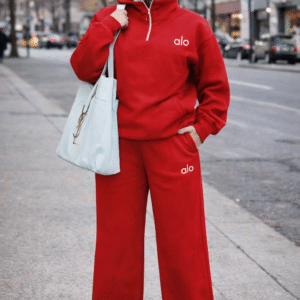 ترنج حريمي شتوي alo خامة تقيلة – ألوان أحمر وأخضر