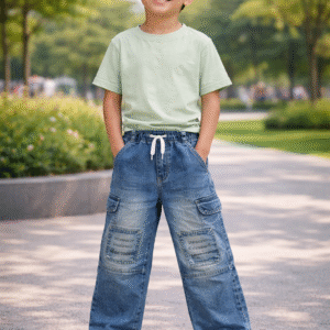 بنطلون كارجو جينز أطفال hugo – استيراد دبي