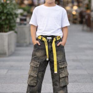 بنطلون كارجو hogo اطفال استيراد دبي